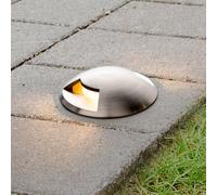 Lucande Helene deck light, Ø 9 cm, aluminium, IP67