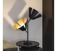 Lucande Jemmily table lamp, 2-bulb