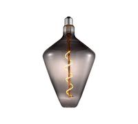 Lucande LED bulb, bulb shape, E27 4W, smoke, Ø 15 cm, 1800K