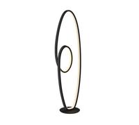 Lucande LED Floor Lamp Bronwyn dimmable (Modern) in Black Made of Aluminium for e.g. Living Room & Dining (1 Light Source,) from Standard