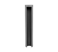 Lucande LED Outdoor Lights Jaron (Modern) in Silver Made of Aluminium (1 Light Source,) from Garden, Path Bollard lamp Pillar