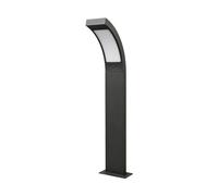 Lucande LED Outdoor Lights Juvia (Modern) in Black Made of Aluminium (1 Light Source,) from Garden, Path Bollard lamp Pillar
