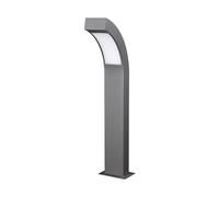 Lucande LED Outdoor Lights Lennik (Modern) in Black Made of Aluminium (1 Light Source,) from Garden, Path Bollard lamp Pillar