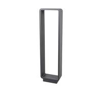 Lucande LED Outdoor Lights Ninon (Modern) in Black Made of Aluminium (1 Light Source,) from Garden, Path Bollard lamp Pillar