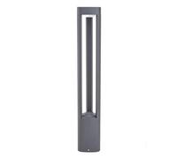 Lucande LED Outdoor Lights Pirron (Modern) in Black Made of Aluminium (90 Light Sources,) from Garden, Path Bollard lamp Pillar