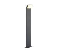 Lucande LED Outdoor Lights Tinna (Modern) in Black Made of Aluminium (1 Light Source,) from Garden, Path Bollard lamp Pillar