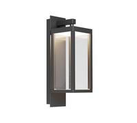Lucande LED Outdoor Wall Light Ferdinand (Modern) in Silver Made of Aluminium (1 Light Source,) from wall lamp for Exterior/Interior Walls, House Terrace und Balcony