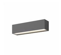 Lucande LED Outdoor Wall Light Lengo (Modern) in Black Made of Aluminium (1 Light Source,) from wall lamp for Exterior/Interior Walls, House Terrace und Balcony
