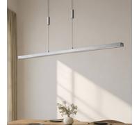 Lucande LED pendant light Myron, touch dimmer, CCT, aluminium