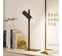 Lucande Lysias table lamp, black, metal, height 55cm