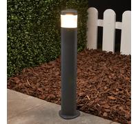 Lucande Milou LED pedestal light, height 50 cm, anthracite, aluminium