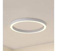 Lucande Neor LED ceiling lamp, white, Ø 60 cm, CCT, dimmable