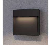 Lucande Noreia outdoor wall lamp, 13 cm, anthracite, IP65, G9