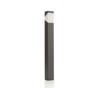 Lucande Outdoor Lights Kiran dimmable (Modern) in Black Made of Aluminium (1 Light Source, E27) from Garden Path Bollard lamp Pillar