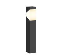 Lucande Outdoor Lights Kiran dimmable (Modern) in Black Made of Aluminium (1 Light Source, E27) from Pillar Garden Path Bollard lamp