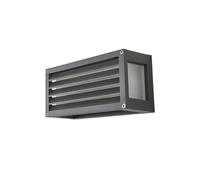 Lucande Outdoor Wall Light Aurelien dimmable (Modern) in Black Made of Aluminium (1 Light Source, E27) from wall lamp for Exterior/Interior Walls House Terrace und Balcony