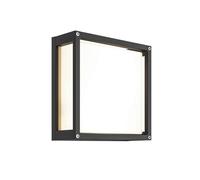 Lucande Outdoor Wall Light Aurelien dimmable (Modern) in Black Made of Aluminium (2 Light Sources, E27) from wall lamp for Exterior/Interior Walls House Terrace und Balcony