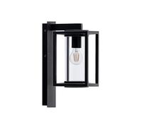 Lucande Outdoor Wall Light Ferda dimmable (Modern) in Black Made of Aluminium (1 Light Source, E27) from wall lamp for Exterior/Interior Walls House Terrace und Balcony