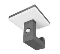 Lucande Outdoor Wall Light Olesia with Motion Detector (Modern) in Black Made of Aluminium (1 Light Source,) from wall lamp for Exterior/Interior Walls, House Terrace und Balcony
