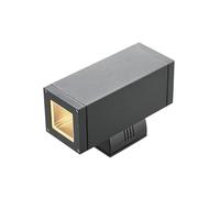 Lucande Outdoor Wall Light Stani dimmable (Modern) in Silver Made of Aluminium (2 Light Sources, E27) from wall lamp for Exterior/Interior Walls House Terrace und Balcony