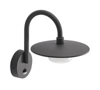 Lucande Outdoor Wall Light Zamalino dimmable with Motion Detector (Modern) in Black Made of Aluminium (1 Light Source, GX53) from wall lamp for Exterior/Interior Walls House Terrace und Balcony
