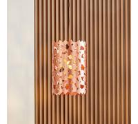 Lucande pendant light Aeloria, copper, Ø 25 cm, iron, E27