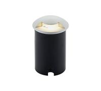 Lucande Recessed Floor Light Milara dimmable (Modern) in Silver Made of Aluminium (1 Light Source, GU10) from Outdoor recessed Floor
