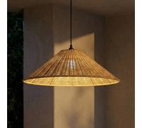 Lucande Taniola outdoor hanging light, 1-bulb, conical, Ø 60 cm