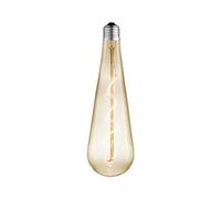 Lucande teardrop LED bulb, E27 4W, amber, Ø 9 cm, 2700K
