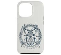 Lucanus Cervus Stag Beetle Tartaria Ornament Case for iPhone 13 Pro
