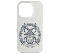 Lucanus Cervus Stag Beetle Tartaria Ornament Case for iPhone 14 Pro