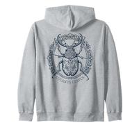Lucanus Cervus Stag Beetle Tartaria Ornament Zip Hoodie