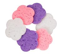 Lucaqina Compressed Face Sponges | Pack of 30 Natural Compressed Flower Shaped Pads - Face Pads | For Sensitive Skin Aesthetics Routine Travel Shower Spa