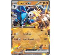 Lucario ex 082/142 Double Rare Pokemon Card (SV Stellar Crown) + TitanCards Toploader