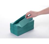 Lucart Easy2640Gs 1 Ply Recycled C-Fold Hand Towel Green 12 Packs X 220 (2640) Sheets Per Box