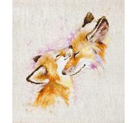LUCAS Cross Stitch kit, Cotton, Multicoloured, 20x22,5cm
