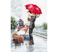 Lucas Cross Stitch Set, Cotton, Multicoloured, 31 x 19 cm