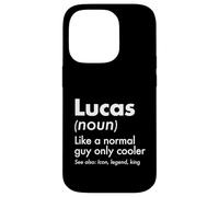 Lucas Like A Normal Guy Only Cooler Legend King First Name Case for iPhone 14 Pro