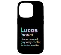 Lucas Like A Normal Guy Only Cooler Legend King First Name Case for iPhone 14 Pro