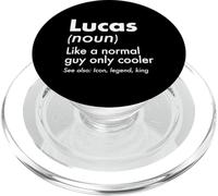 Lucas Like A Normal Guy Only Cooler Legend King First Name PopSockets PopGrip for MagSafe