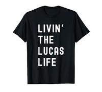 Lucas Living The Lucas Life Name Value Graphic T-Shirt