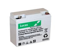 Lucas Lsla20-12 20Ah 12V Sealed Lead Acid Battery Ride On Lawnmower Battery