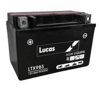 Lucas LTX9-BS High Power AGM Motorbike Motorcycle Battery YTX9BS