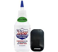 Lucas-Oil 10008 Power Steering Stop Leak, 355 ml with 4TRESS Non Slip Car Dash Mat