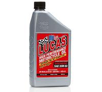 Lucas Oil 40702 SAE 20W-50 Synthetic Motorcycle Oil - 1 Litre