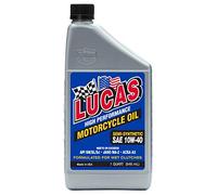 Lucas Oil 40710 Semi-Synthetic SAE 10W-40 Motorcycle Oil-946ml