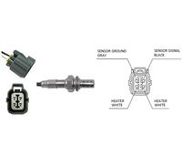 Lucas Oxygen Sensor 650 mm Direct Fit Compatible With Land Rover Range Rover 1994-2002 LEB747 LLB153 64206