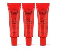 Lucas’ Papaw Ointment - 3 x Tubes of 15g Each with Lip Applicator - Multipurpose Skin Relief - Made in Australia