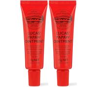 Lucas Papaw Ointment with Lip Applicator - Best Treatment for Chapped Lips, Minor Burns, Sunburn, Cuts, Insect Bites and Diaper Rash - Paw Paw Cream (2 PACKS)
