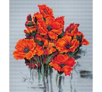 LUCAS-S B2380 Cross Stitch Set, Multi-Colour, 43 x 32 cm